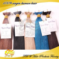 Fornecimento direto da Fábrica Moda mulher preço barato duplo desenhado extensões de cabelo fita colorida